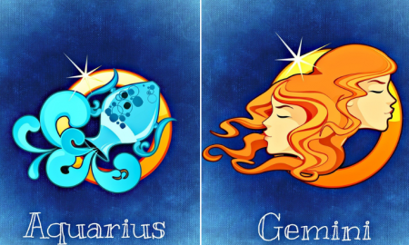 Aquarius and Gemini: A melding of minds based on friendship.